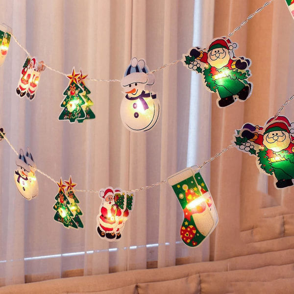 Julbelysning String Led Rum Dekoration Julgran alltid ljus