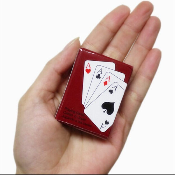 Poker Intressant Mini Liten Poker Söt Liten Poker Resa Liten Yellow Box Mini Poker