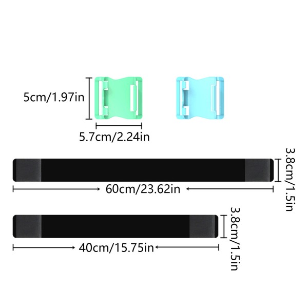 Säädettävät jalkaremmit Elastisen nauhan kanssa Switch Joy-Con Ring Fit Adventure -pelille Renkaat Jalat Tarvikkeet