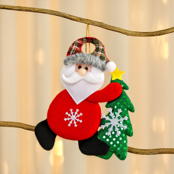 Uudet joulukoristeet Joulukuusen riipus DIY Xmas Tree Pe A13 onesize A13 onesize