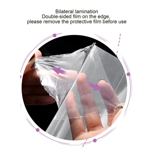 Transparent rund presentförpackning Tårta lådor Födelsedag Bröllop Dessertförpackning för case White Single layer