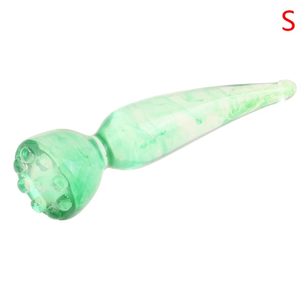 Lotus GuaSha massageapparat för Jade Stone for Face Massager Skin Green S