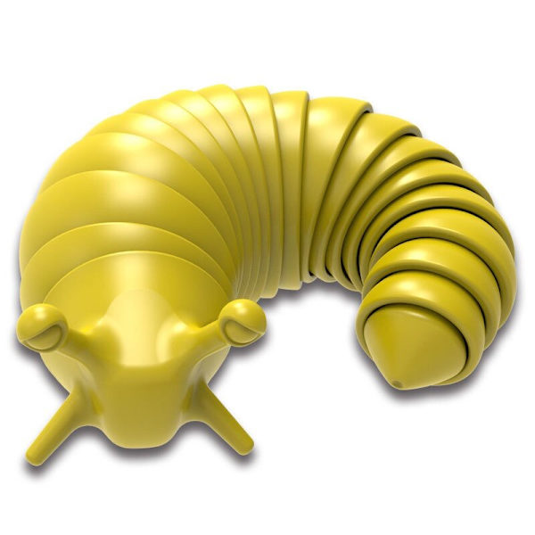Stor lysende hummer dekompresjon Caterpillar Slug Pussel Trykkavlastning fingertoppar exotisk interaktiv leksak Green (Luminous Slug)
