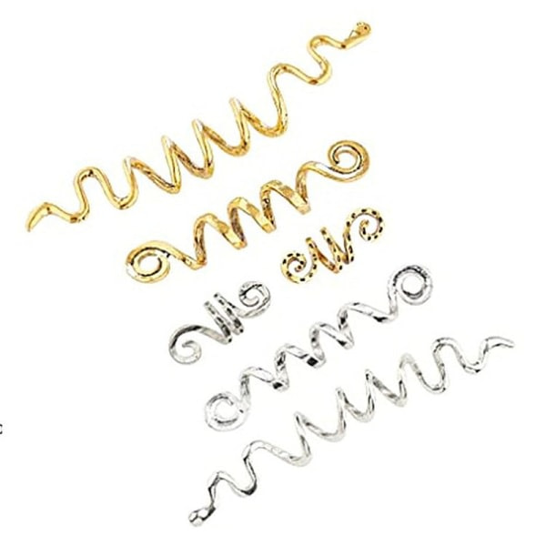 28 stk. Dreadlocks Smykker Fletning Hår Smykker 19#