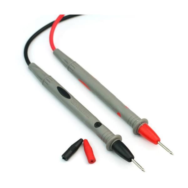 2 stk. Digital Multimeter Testledning Probe Kabel 1000V 10A
