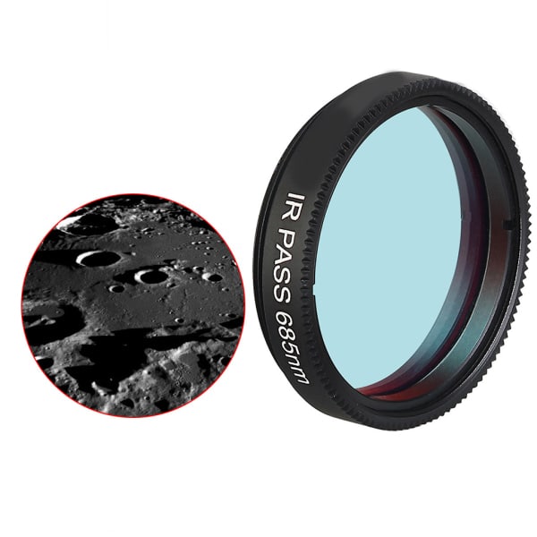 IR-pasfilter Teleskopisk filter 1,25 tommer 685nm Reducerer effekten af ​​at se