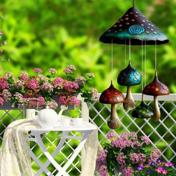 CDQ Svampe Campanula Håndlavet Kunst B