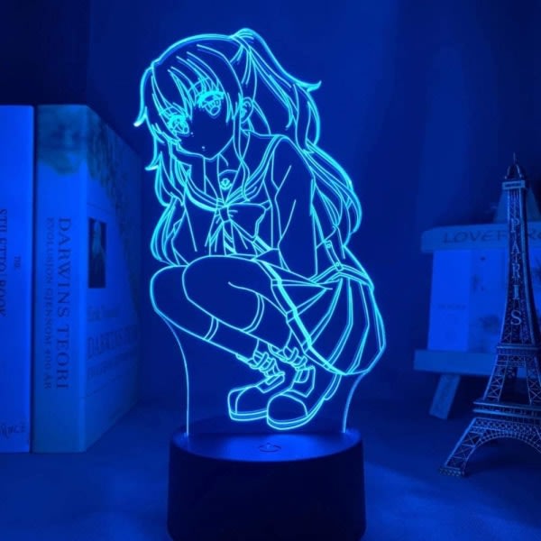 Anime Charlotte Nao Tomori lampa Cool 3D Illusion Night Lamp