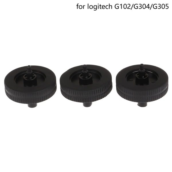 Ersättningsdeler for musrulle for Logitech G102/G304/G305 Mous Black one size