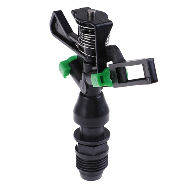 1/2\" Roterande sprinklermunstycke Gungmunstycke Gårdssprinkler Gårdbevattningssprinkler Trädgårdsbevattning Black 1Pc