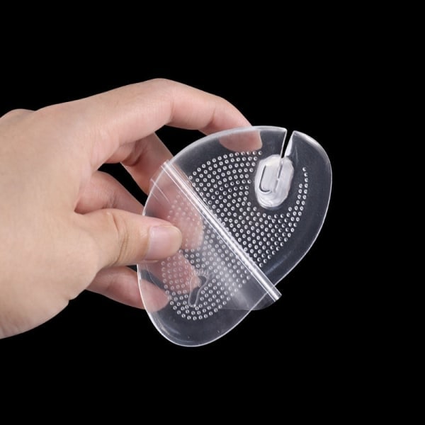 3 Par Självhäftande Silikon Gel Framfotsdynor Gripkuddar Halkfri Smärtlindring Sandal Innersulor Stavar Skydd för Kvinnor Män (Transparent)