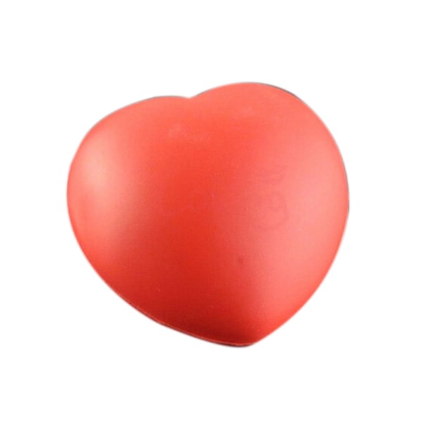 10 X hjerteformet træningselastisk gummi blød skumbold rød 10stk red 10pcs