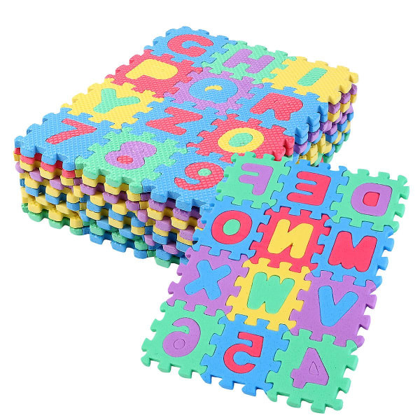 3 sett skumplater Dukkehus Gulvplater Markteppe Barn Hjem Gulvteppe Skummatter Barn（21X16CM，Assortert farge）