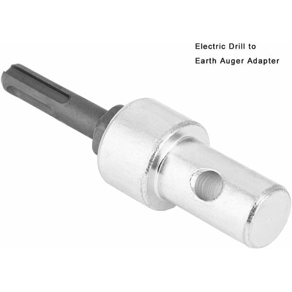 Hagebor Power Drill Adapter, 2-hulls jordbor-kobling for SDS Plus trådløs drilldriver stangbor