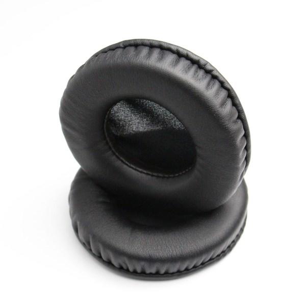 Runda 45-110 mm deksel erstatningssvamp øreputer Universal øreputer Proteinlær hodetelefoner øreputer Øreputer null - 80MM null - 80MM