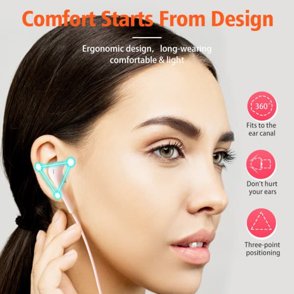 3,5 mm karaoke mikrofon headset mini stereo headset med ledning i sort Black