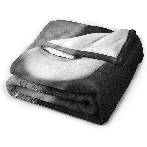 Kristen Stewart filt Ultramjukt flanellfilt 3d- print Fluffig plyschfilt Sängdekoration Sängfilt för vardagsrumsrum Sovsalsinredning 50x40in 125x100cm