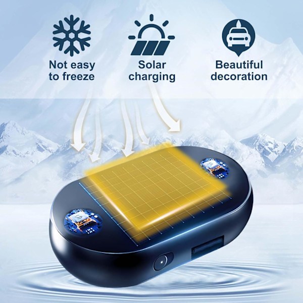 3-Pakke Solar Bil Defroster - Elektromagnetisk Molekylær Frost/Snøfjerner