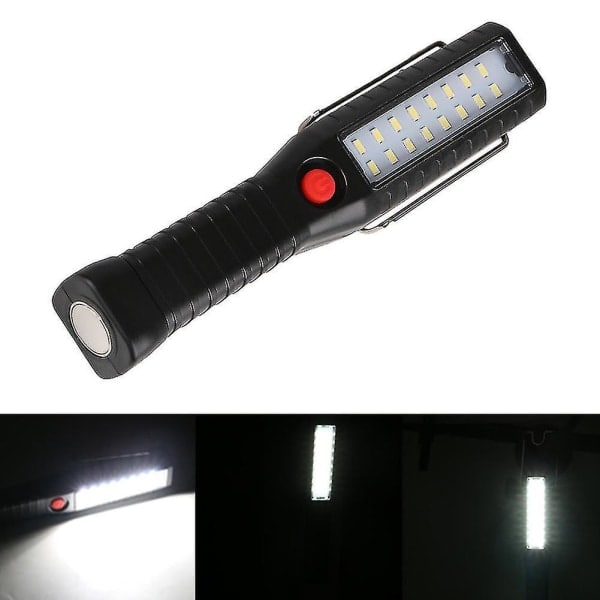 LED Lommelygte USB Genopladelig Arbejdslampe Med Krog Magnet Lommelygte Hjem Z37742