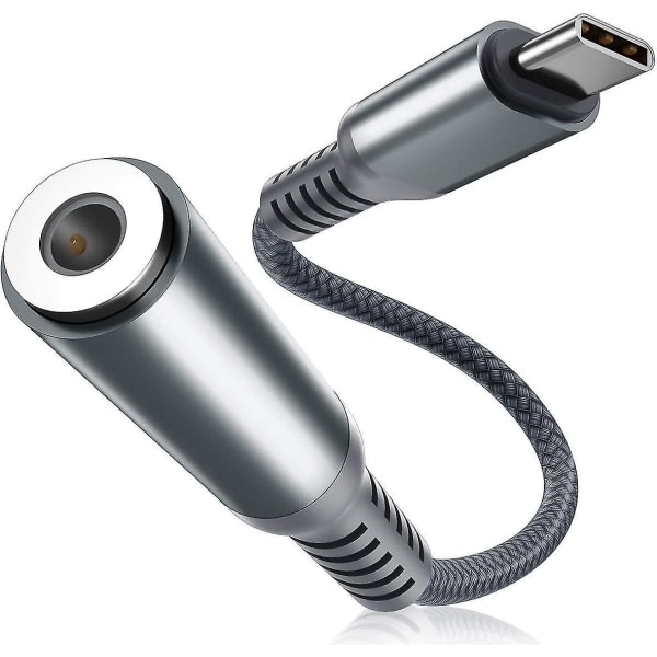 USB C 3,5 mm -liitäntä - Typ-c hane-omvandlare Hörlurar Ljudkabel för hörlursuttag