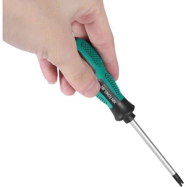 4 kpl/setti Ruuvimeisselibitsejä Ruuvimeisseli U-muotoinen Magneettinen ura-ruuvimeisseli CR-V Monikäyttöinen käsikäyttöinen 1,9 cm