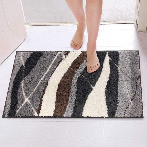 Sisäkäyttöön tarkoitettu imukykyinen ja liukumaton eteisen matto, matala profiili, konepestävä, 50 * 80 cm