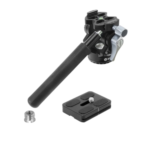 DT02RS Panoraamakameran jalustapää Hydraulinen nestevideon vaimennuspää Lintujen tarkkailuun Vedio Monopod null - DT03SS