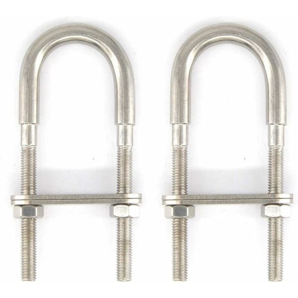 M6x90 304 Rustfritt Stål U-bolt (2 stk)