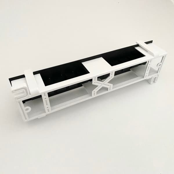 Patch Panel CAT6 10 Port 10G Support 1U Netværk Patch Panel UTP 19 Tommer Vægmontering eller Rackmontering Punch Down Blok til CAT6 Hvid