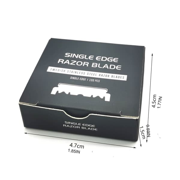 100 stk Barberblad for Single Edge Razor for Profesjonell Barbering