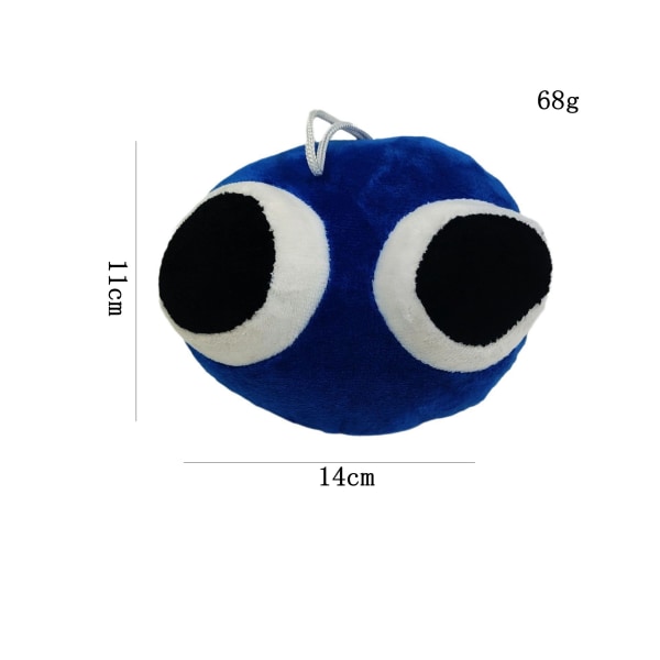 Roblox Rainbow Friends Rainbow Pals -pehmolelu Green Big Eyes 25cm-53cm