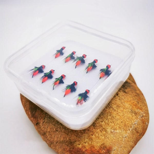 5 stk Fiskekroker Insekter Fluer GRØNN 18# 18# grønn 18#-18#
