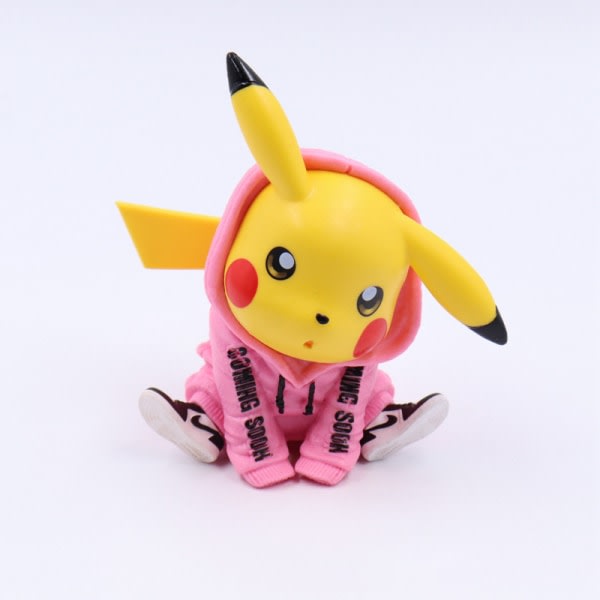 1:a Biltillbehör Auto Pikachu Bildekorationer Bilinredning Rosa one size Pink one size