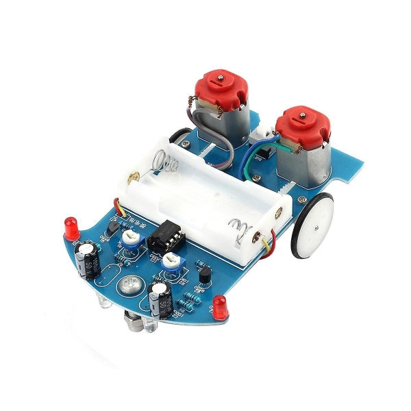 Træn på lodning Lær elektronikkit Smarte bilprojektsæt Følger Rcar DIY Kit Diy Elect