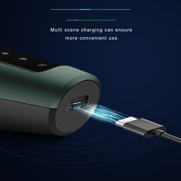 Elektrisk rakhyvel för män Razor Wet Laddningsbar Rotations USB-laddare standard standard