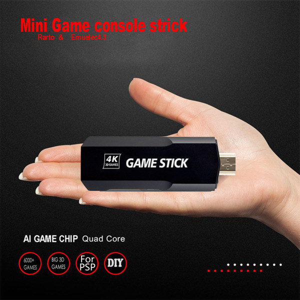 32G/64G/128G GameStick Dubbla Trådlösa Kontroller för PSP PS1 GBX Neogeo Speltillbehör Stöd för Emulatorer null - 128G