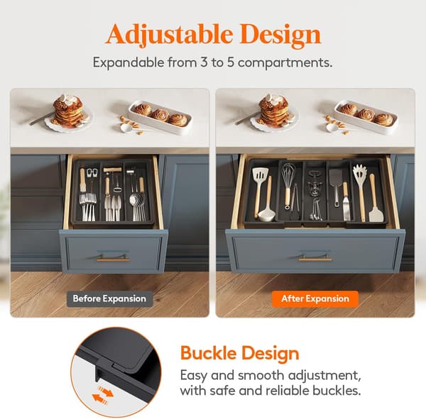 Large Expandable Storage Box for Cups, Kitchen Organizer, Cup Holder