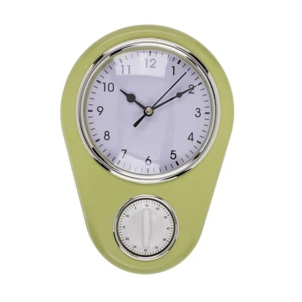 Vægur & Timer - Ur med timerfunktion Hvid Vit