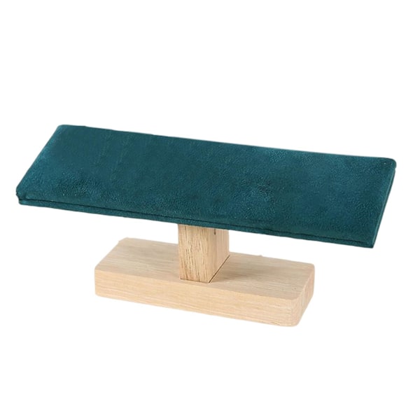 1/2 Kannettava Kellon Näyttöteline Koruteline Makuuhuoneelle Vihreä 20 x 6 x 8cm Greenish 20 x 6 x 8cm
