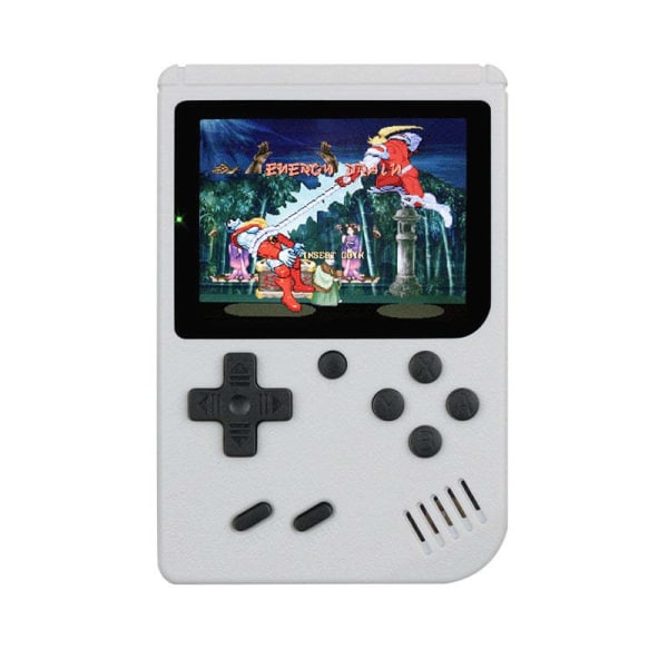 Retro Handhållen Spelkonsol med 400 Klassiska Spel - 3.0 \" White Neutral