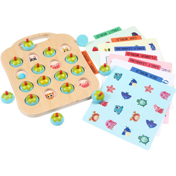 Para och matcha spel Kortlek Minnesmatchningsspel Barnleksak