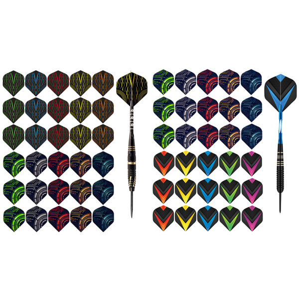 30 stk/sæt Professionelle Dart Flights Dart Vinge Plast 30stk C