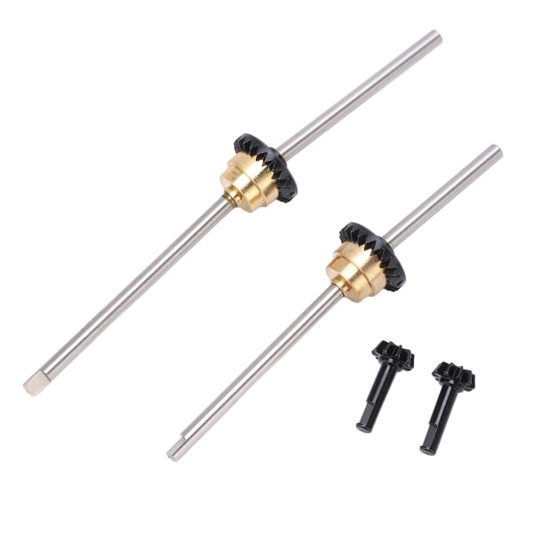 Aluminiumlegeringsdifferentialsæt til for- og bagaksel til WPL C14 C24 C34 C44 B14 B16 B24 B36 1/16 RC-bil