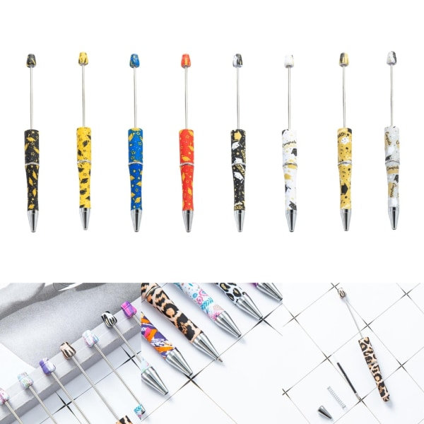 Pärl-kulspetspennor Pärl-rullpenna Plast DIY Bläckpennor Pärlpennor Present till Barn Student Kontor Skolmaterial null - 1