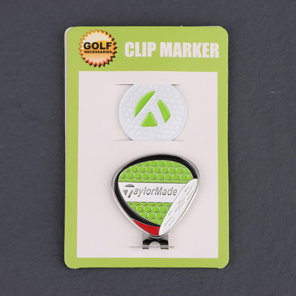 Golfmarkør Magnet Golf Tilbehør Cap Hat Markør Clip Tilbehør H