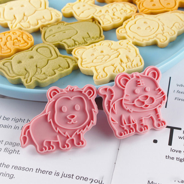 6/8 stk Cookie Stempler Trykbare til Biscuit Pastry Baking Co B