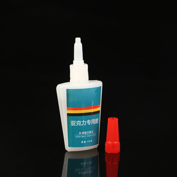 40 g starkt snabblim PMMA lim ABS transparent F
