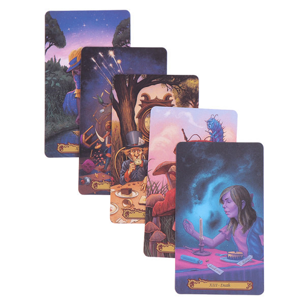Tarot i Underlandet Tarotkort Prophecy Divination Deck Party Multicolor one size Multicolor one size
