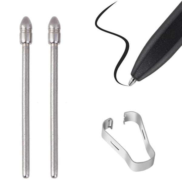 Udskiftningsspidser til S7+ NOTE10 20 S22 Stylus Pen i slidstærkt titaniumlegeringsmateriale, glatte kuglepenspidser, fine reserve-spidser null - E