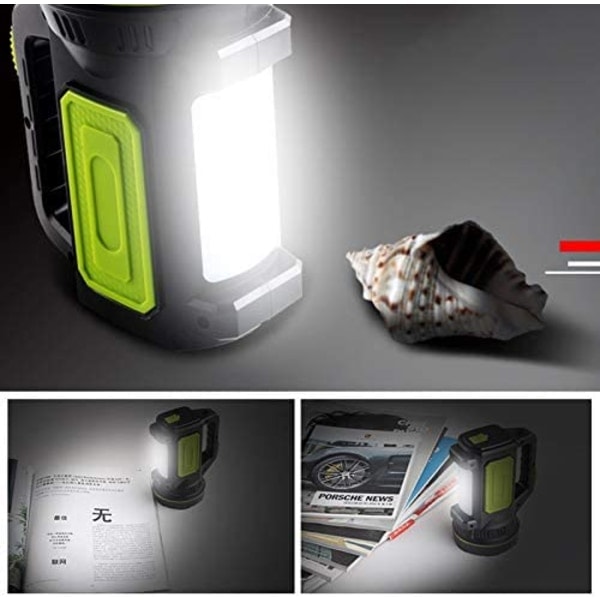 Genopladelig LED-arbejdslampe, 4000mAh batteri vandtæt